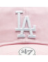 47 Brand Шапка с козирка MLB Los Angeles Dodgers '47 CLEAN UP B-RGW12GWSNL-PTA Розов - Pepit.bg