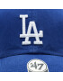 47 Brand Шапка с козирка MLB Los Angeles Dodgers Double Under '47 CLEAN UP BCWS-DBLUN12GWS-RYA88 Син - Pepit.bg