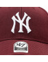 47 Brand Шапка с козирка Mlb NY Yankeess BMVPSP17WBPKMD Бордо - Pepit.bg