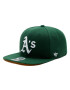 47 Brand Шапка с козирка MLB WS Oakland Athletics Sure Shot Under '47 CAPTAIN BCWS-SRSUC18WBP-DG89 Зелен - Pepit.bg