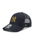 47 Brand Шапка с козирка New York Yankees Trucker B-BRMTL17CTP-NY Тъмносин - Pepit.bg