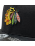 47 Brand Шапка с козирка Nhl Chicago Blackhawks H-CLZOE04WBP-BKB Черен - Pepit.bg