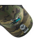 47 Brand Шапка с козирка Nhl San Jose Sharks Trucker H-CBRAN22GWP-CM Зелен - Pepit.bg