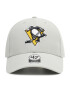 47 Brand Шапка с козирка Pittsburgh Penguins H-MVP15WBV-GY Сив - Pepit.bg