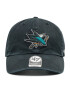 47 Brand Шапка с козирка San Jose Sharks '47 Clean Up H-RGW22GWS-BK Черен - Pepit.bg