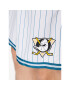 47 Brand Спортни шорти Anaheim Ducks Pinstriped 47 Grafton Shorts Бял Regular Fit - Pepit.bg