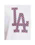 47 Brand Тишърт Los Angeles Dodgers Check Up '47 Echo Tee Бял Regular Fit - Pepit.bg