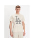 47 Brand Тишърт Los Angeles Dodgers Imprint '47 Echo Tee Бежов Regular Fit - Pepit.bg