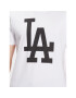 47 Brand Тишърт Los Angeles Dodgers Imprint 47 Echo Tee Бял Regular Fit - Pepit.bg