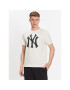 47 Brand Тишърт MLB New York Yankees Imprint 47 Echo Tee BB017TEMIME544104CL Екрю Regular Fit - Pepit.bg