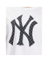 47 Brand Тишърт New York Yankees Checkerboard '47 Echo Tee Бял Regular Fit - Pepit.bg