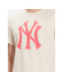 47 Brand Тишърт New York Yankees Imprint '47 Echo Tee Бежов Regular Fit - Pepit.bg