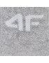 4F Комплект 5 чифта къси чорапи дамски WAW23USOCF216 Сив - Pepit.bg