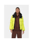 4F Пухено яке AW23TDJAF230 Зелен Regular Fit - Pepit.bg