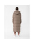 4F Пухено яке AW23TDJAF237 Кафяв Regular Fit - Pepit.bg