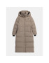 4F Пухено яке AW23TDJAF237 Кафяв Regular Fit - Pepit.bg
