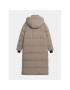 4F Пухено яке AW23TDJAF237 Кафяв Regular Fit - Pepit.bg