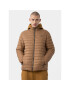 4F Пухено яке AW23TDJAM239 Кафяв Regular Fit - Pepit.bg