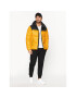 4F Пухено яке AW23TDJAM243 Оранжев Regular Fit - Pepit.bg