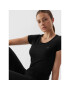 4F Тишърт AW23TTSHF0906 Черен Slim Fit - Pepit.bg
