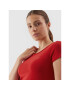 4F Тишърт AW23TTSHF0906 Червен Slim Fit - Pepit.bg