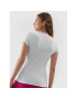 4F Тишърт AW23TTSHF0907 Бял Slim Fit - Pepit.bg