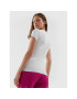 4F Тишърт AW23TTSHF0907 Бял Slim Fit - Pepit.bg