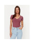 4F Тишърт AW23TTSHF0941 Бордо Slim Fit - Pepit.bg