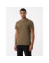 4F Тишърт AW23TTSHM0894 Кафяв Regular Fit - Pepit.bg