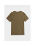 4F Тишърт AW23TTSHM0894 Кафяв Regular Fit - Pepit.bg