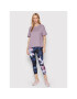 4F Тишърт H4L22-TSD011 Виолетов Regular Fit - Pepit.bg
