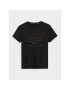 4F Тишърт JSS23TFTSM166 Черен Regular Fit - Pepit.bg