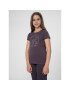 4F Тишърт JSS23TTSHF387 Виолетов Regular Fit - Pepit.bg