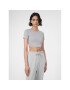 4F Тишърт SS23TTSHF345 Сив Slim Fit - Pepit.bg