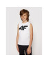 4F топ JTSM011A Бял Regular Fit - Pepit.bg
