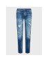 7 For All Mankind Дънки Slimmy JSMXB320MB Тъмносин Slim Tapered Fit - Pepit.bg