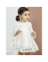 Abel & Lula Елегантна рокля 5508 Екрю Regular Fit - Pepit.bg