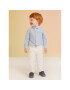 Abel & Lula Текстилни панталони 5226 Бял Regular Fit - Pepit.bg