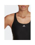 adidas Бански костюм Mid 3-Stripes Swimsuit HA5993 Черен - Pepit.bg