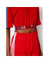 adidas Блуза adicolor Primeblue Tricolor GN2935 Червен Relaxed Fit - Pepit.bg