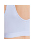 adidas Блуза Essentials 3-Stripes Crop Top With Removable Pads IC4439 Син - Pepit.bg