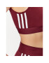 adidas Блуза Essentials 3-Stripes Crop Top With Removable Pads IK8320 Червен - Pepit.bg