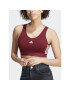 adidas Блуза Essentials 3-Stripes Crop Top With Removable Pads IK8320 Червен - Pepit.bg