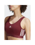 adidas Блуза Essentials 3-Stripes Crop Top With Removable Pads IK8320 Червен - Pepit.bg