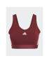 adidas Блуза Essentials 3-Stripes Crop Top With Removable Pads IK8320 Червен - Pepit.bg