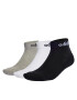 adidas Чорапи къси унисекс Linear Ankle Socks Cushioned Socks 3 Pairs IC1304 Сив - Pepit.bg