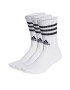 adidas Дълги чорапи unisex 3-Stripes Cushioned Crew Socks 3 Pairs HT3458 Бял - Pepit.bg