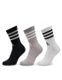 adidas Дълги чорапи unisex 3-Stripes Cushioned Crew Socks 3 Pairs IC1323 Сив - Pepit.bg