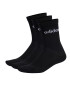 adidas Дълги чорапи unisex Linear Crew Cushioned Socks 3 Pairs IC1301 Черен - Pepit.bg