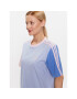 adidas Ежедневна рокля Essentials 3-Stripes Single Jersey Boyfriend Tee Dress IC1460 Син Loose Fit - Pepit.bg